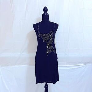 Love Stitch Racer Back Black Dress Size M